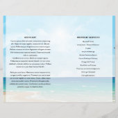 Sjabloon blauw hemel- en doorbraakprogramma (Achterkant)