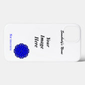 Sjabloon blauw lagebloed door Kenneth Yoncich Case-Mate iPhone Case (Achterkant (horizontaal))