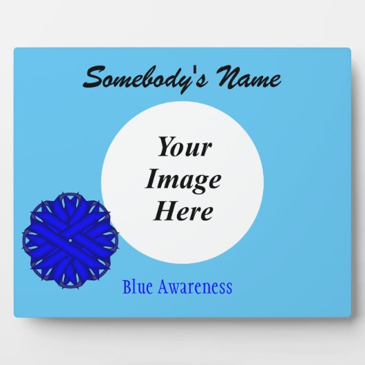 Sjabloon blauw lagebloed door Kenneth Yoncich Fotoplaat (Voorkant)