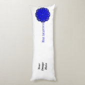 Sjabloon blauw lagebloed door Kenneth Yoncich Lichaamskussen (Achterkant (Verticaal))