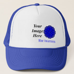 Sjabloon blauw lagebloed door Kenneth Yoncich Trucker Pet