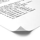 Sjabloon blauwe groene slagkaarten poster (Hoek)