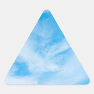 Sjabloon Blauwe Lucht Natuur Witte Wolken Sticker