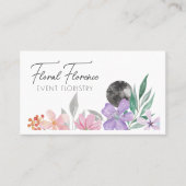 Sjabloon Bloemist Bloempastel Visitekaartje (Voorkant)