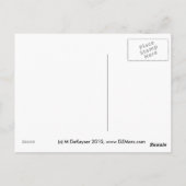 Sjabloon bord licentie briefkaart (Achterkant)