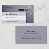 Sjabloon bouwHammer Bedrijfskaart Visitekaartje (Voorkant / Achterkant)