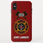 Sjabloon brandblusafdeling brandblusbadge Case-Mate iPhone case (Achterkant)