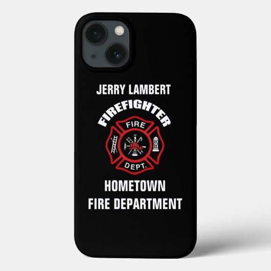 Sjabloon brandweernaam Case-Mate iPhone case (Achterkant)