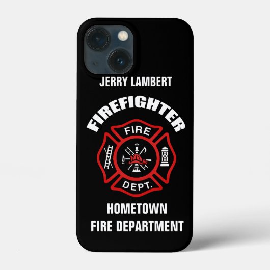 Sjabloon brandweernaam Case-Mate iPhone case (Achterkant)