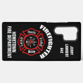 Sjabloon brandweernaam samsung galaxy hoesje (Achterkant horizontaal)