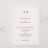 SJABLOON-BREEDINGINVITATIES ONLINE MET GRENS KAART (Voorkant / Achterkant)