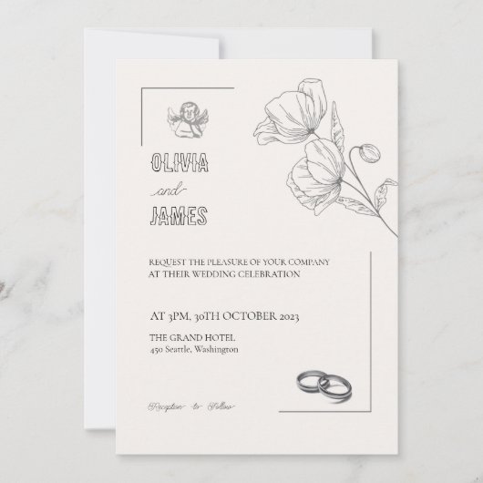 SJABLOON-BREEDINGINVITATIES ONLINE MET GRENS KAART (Voorkant)