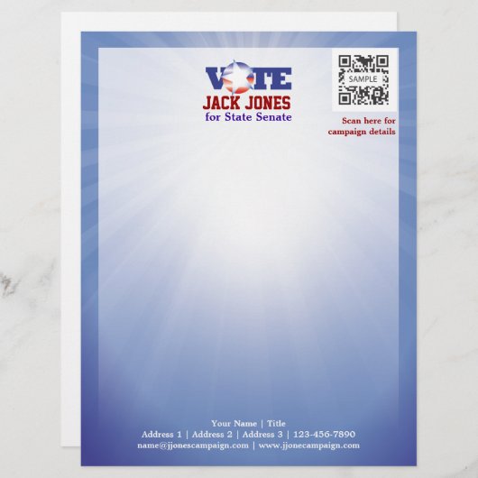 Sjabloon briefhoofd (Voorkant / Achterkant)