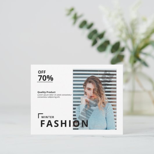 sjabloon briefkaart (Staand voorkant)