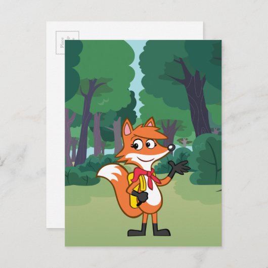 sjabloon briefkaart (Voorkant / Achterkant)