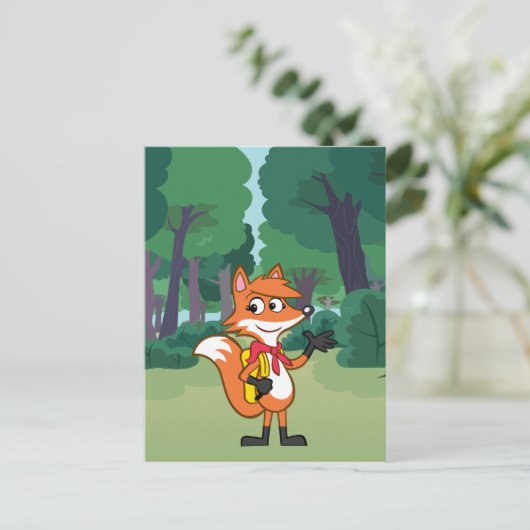 sjabloon briefkaart (Staand voorkant)