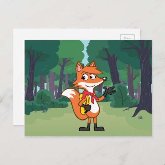 sjabloon briefkaart (Voorkant / Achterkant)