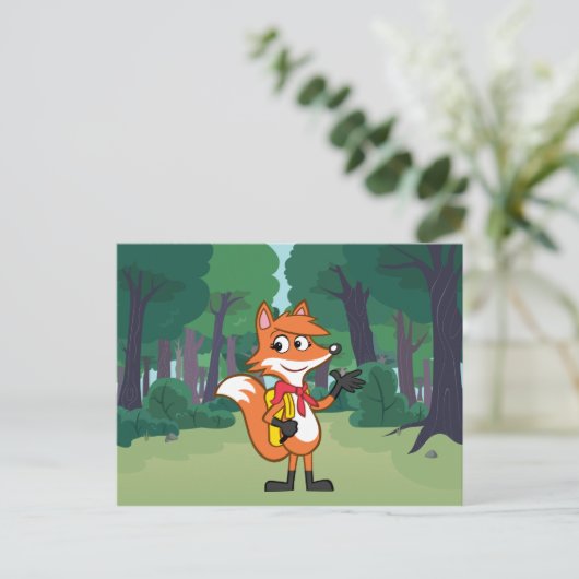 sjabloon briefkaart (Staand voorkant)