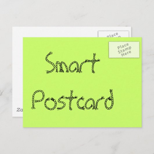 Sjabloon briefkaart (Voorkant / Achterkant)