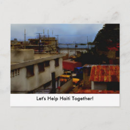 Sjabloon briefkaart - Laten we Haïti samen helpen!
