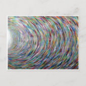 Sjabloon Briefkaart Oorspronkelijke kunstregenboog (Voorkant)