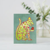 Sjabloon Briefkaart van Jaguar 1 (Staand voorkant)