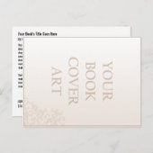 Sjabloon Briefkaart voor boekpromotie (Voorkant / Achterkant)