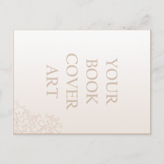 Sjabloon Briefkaart voor boekpromotie (Voorkant)