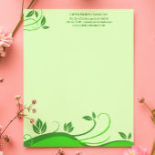 Sjabloon Briefpapier Gazonverzorging Landschapsarc Custom Briefhoofd