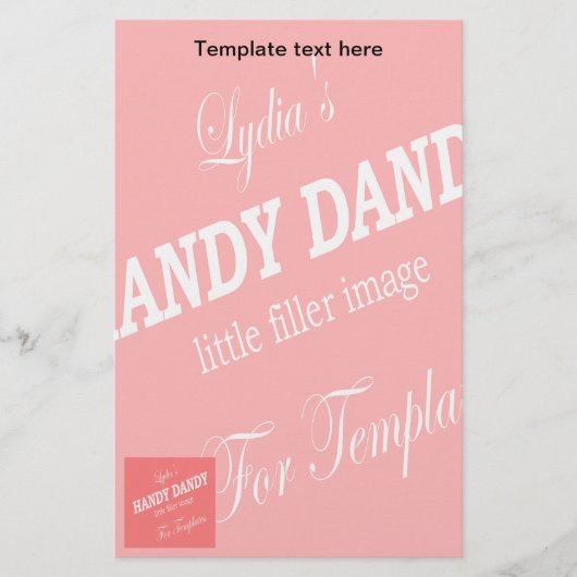 Sjabloon briefpapier - Keep (Voorkant)
