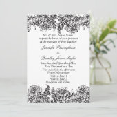 Sjabloon bruiloft kaart (Staand voorkant)