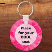 Sjabloon: Bubbelgumfabriek Ongeval (rond) Sleutelhanger (Voorkant)