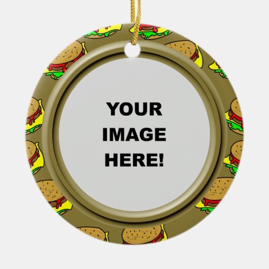 Sjabloon, Burgergrens Keramisch Ornament (Voorkant)