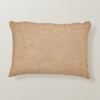 Sjabloon - Burlap-achtergrond Decoratief Kussen