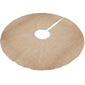 Sjabloon - Burlap-achtergrond Kerstboom Rok (Gekanteld)
