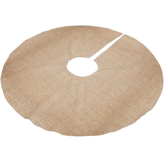 Sjabloon - Burlap-achtergrond Kerstboom Rok (Gekanteld)