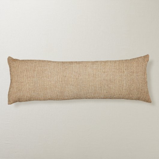 Sjabloon - Burlap-achtergrond Lichaamskussen (Achterkant)