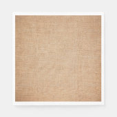 Sjabloon - Burlap-achtergrond Servetten (Voorkant)