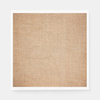 Sjabloon - Burlap-achtergrond Servetten