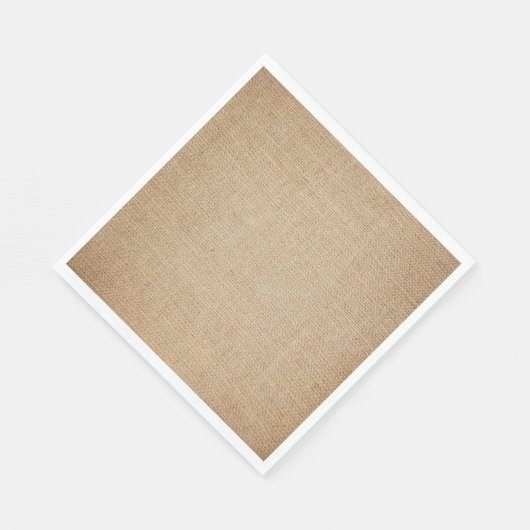Sjabloon - Burlap-achtergrond Servetten (Hoek)