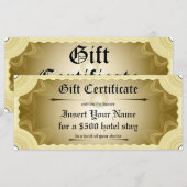 Sjabloon Cadeaubon (Voorkant / Achterkant)