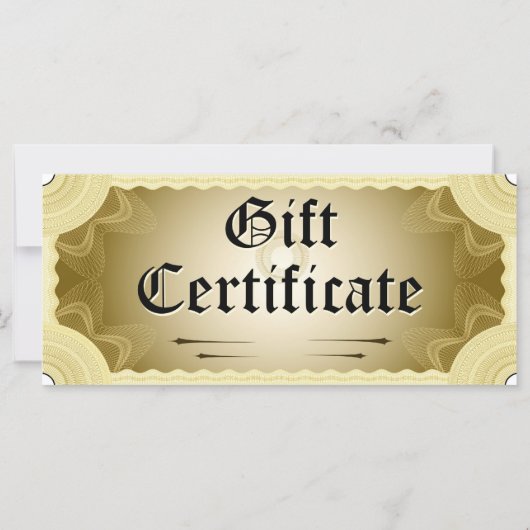 Sjabloon Cadeaubon (Achterkant)