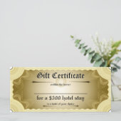 Sjabloon Cadeaubon (Staand voorkant)