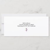 Sjabloon Cadeaubon Marketing Kit (Voorkant)