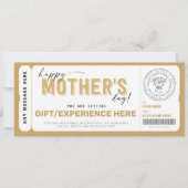 Sjabloon Cadeaubon moederdag (Voorkant)