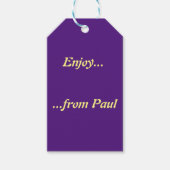 Sjabloon CadeauLabel (Voorkant)