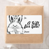 Sjabloon Cadeaulabel Label naar/van  (Insitu)