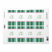 Sjabloon Cadeaulabel Label naar/van  (Full Sheet)