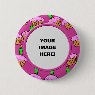 Sjabloon, Cake Border Ronde Button 5,7 Cm
