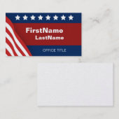 Sjabloon campagne contactkaartje (Voorkant / Achterkant)